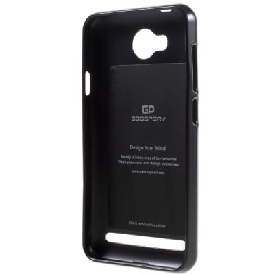 Huawei Y3 II (Huawei Y3 2) juodas Mercury kieto silikono (TPU) dėklas - nugarėlė / Priedai.lt