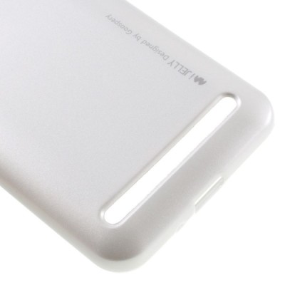 Huawei Y3 II (Huawei Y3 2) sidabrinis Mercury kieto silikono (TPU) dėklas - nugarėlė / Priedai.lt