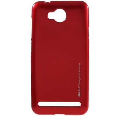 Huawei Y3 II (Huawei Y3 2) Mercury sarkans cieta silikona (TPU) apvalks / vacins.lv