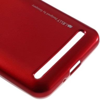 Huawei Y3 II (Huawei Y3 2) Mercury sarkans cieta silikona (TPU) apvalks / vacins.lv