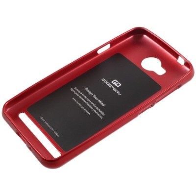 Huawei Y3 II (Huawei Y3 2) Mercury sarkans cieta silikona (TPU) apvalks / vacins.lv