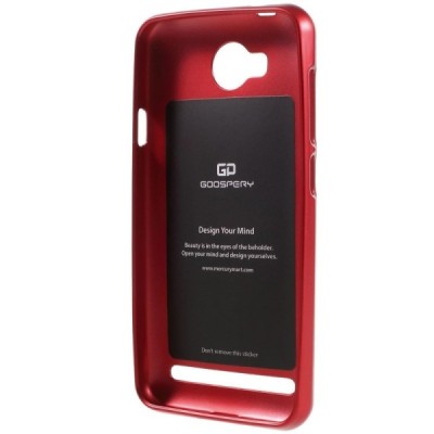 Huawei Y3 II (Huawei Y3 2) Mercury sarkans cieta silikona (TPU) apvalks / vacins.lv