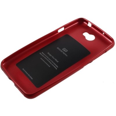 Huawei Y5 II (Huawei Y5 2) Mercury sarkans cieta silikona (TPU) apvalks / vacins.lv