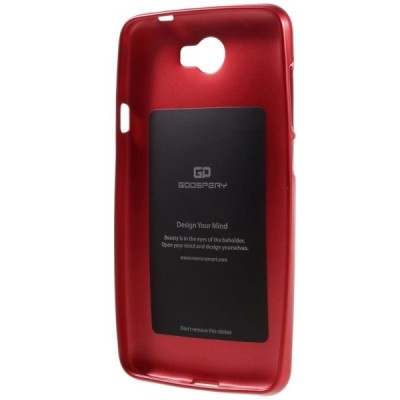 Huawei Y5 II (Huawei Y5 2) Mercury sarkans cieta silikona (TPU) apvalks / vacins.lv