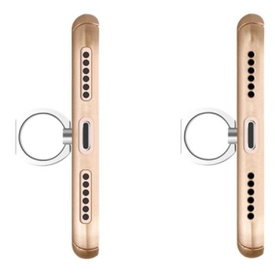 HOCO Shining Star Kickstand Apple iPhone 7 (iPhone 8) auksinis plastikinis dėklas / Priedai.lt