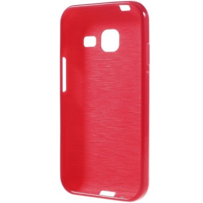Samsung Galaxy J1 mini (J105) kieto silikono TPU raudonas dėklas - nugarėlė / Priedai.lt
