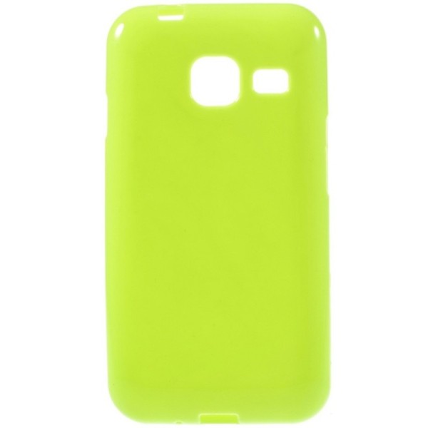 Cieta silikona (TPU) apvalks - zaļš (Galaxy J1 mini)