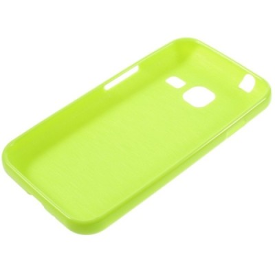 Samsung Galaxy J1 mini (J105) cieta silikona (TPU) zaļš apvalks / Vacins.lv