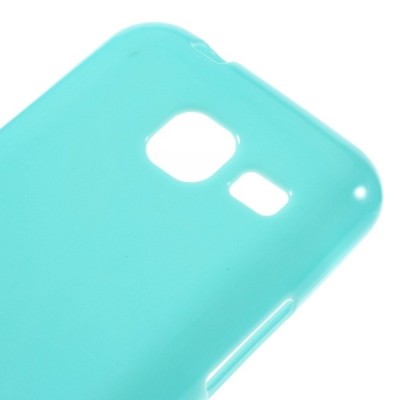 Samsung Galaxy J1 mini (J105) kieto silikono TPU šviesiai mėlynas dėklas - nugarėlė / Priedai.lt