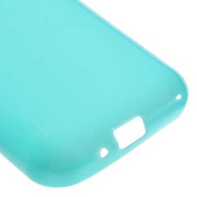 Samsung Galaxy J1 mini (J105) kieto silikono TPU šviesiai mėlynas dėklas - nugarėlė / Priedai.lt