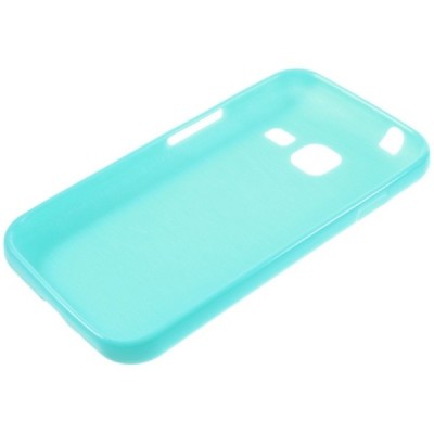 Samsung Galaxy J1 mini (J105) kieto silikono TPU šviesiai mėlynas dėklas - nugarėlė / Priedai.lt