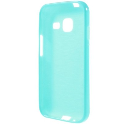 Samsung Galaxy J1 mini (J105) kieto silikono TPU šviesiai mėlynas dėklas - nugarėlė / Priedai.lt
