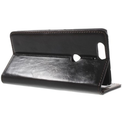 Huawei Nexus 6P „CaseMe“ solidus atverčiamas juodas odinis dėklas - knygutė / Priedai.lt