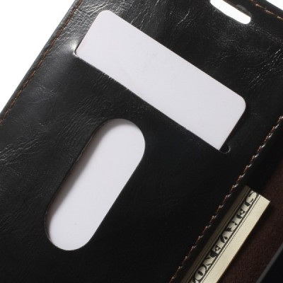 Huawei Nexus 6P „CaseMe“ solidus atverčiamas juodas odinis dėklas - knygutė / Priedai.lt