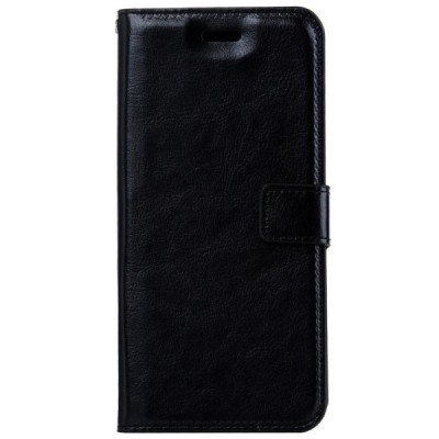 Huawei Honor 8 atvēramais ādas melns maciņš, grāmata (maks) | Vacins.lv