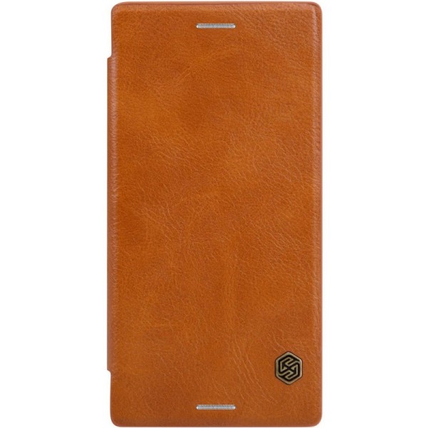 „Nillkin“ Qin atvēramais maciņš - brūns (Xperia XZ)