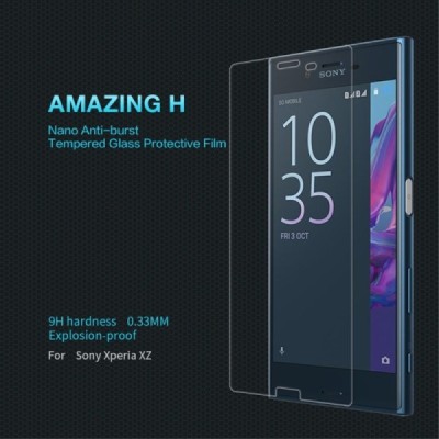 Sony Xperia XZ „Nillkin“ H Tempered Glass sustiprintos apsaugos apsauginis ekrano stiklas 0,33 mm / Priedai.lt