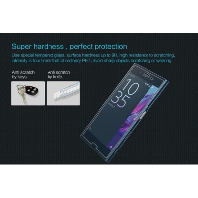 Sony Xperia XZ „Nillkin“ H Tempered Glass sustiprintos apsaugos apsauginis ekrano stiklas 0,33 mm / Priedai.lt