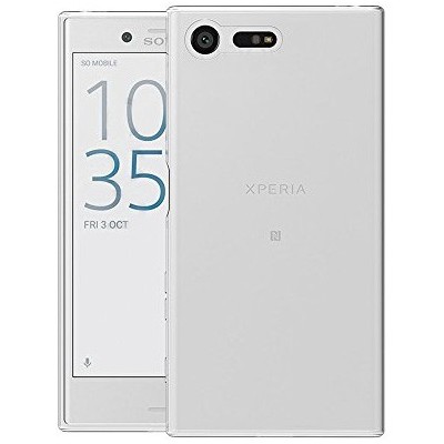 Sony Xperia X Compact (F5321) dzidrs (caurspīdīgs) cieta silikona TPU pasaulē planākais apvalks / Vacins.lv