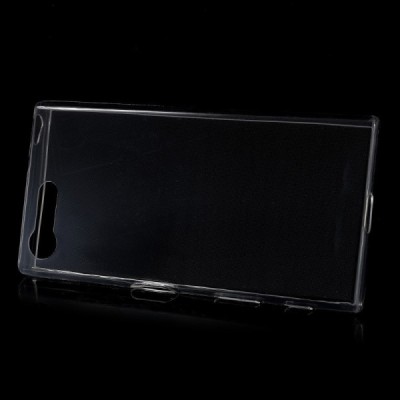 Sony Xperia X Compact (F5321) skaidrus (permatomas) silikoninis TPU ploniausias pasaulyje bespalvis dėklas / Priedai.lt