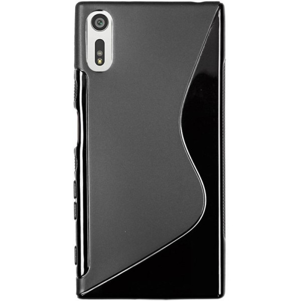 Kieto silikono (TPU) dėklas - juodas (Xperia XZ / XZs)