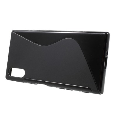 Sony Xperia XZ (Xperia XZs) kieto silikono TPU juodas dėklas - nugarėlė / Priedai.lt