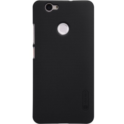 Huawei Nova Nillkin Frosted Shield melns plastmasas apvalks + ekrāna aizsargplēve / Vacins.lv