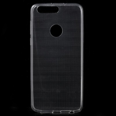 Honor 8 (Huawei Honor 8) skaidrus (permatomas) silikoninis TPU ploniausias pasaulyje dėklas / Priedai.lt