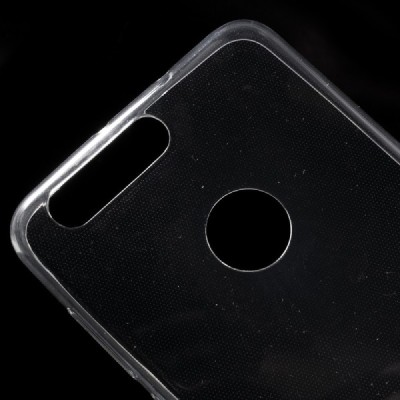 Honor 8 (Huawei Honor 8) skaidrus (permatomas) silikoninis TPU ploniausias pasaulyje dėklas / Priedai.lt