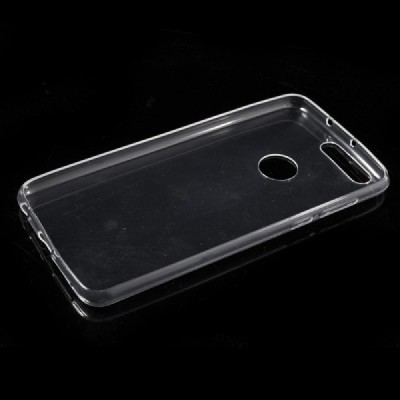 Honor 8 (Huawei Honor 8) skaidrus (permatomas) silikoninis TPU ploniausias pasaulyje dėklas / Priedai.lt