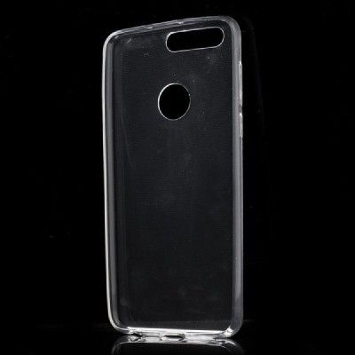 Honor 8 (Huawei Honor 8) skaidrus (permatomas) silikoninis TPU ploniausias pasaulyje dėklas / Priedai.lt