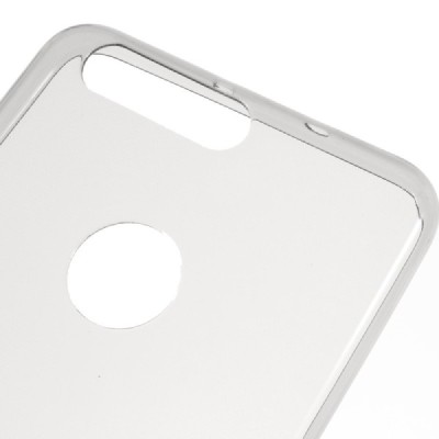 Honor 8 (Huawei Honor 8) dzidrs (caurspīdīgs) cieta silikona TPU pasaulē planākais pelēks apvalks / Vacins.lv