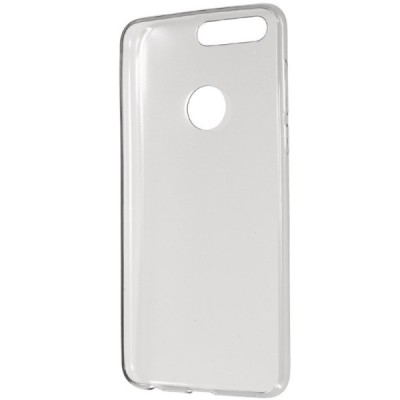 Honor 8 (Huawei Honor 8) dzidrs (caurspīdīgs) cieta silikona TPU pasaulē planākais pelēks apvalks / Vacins.lv