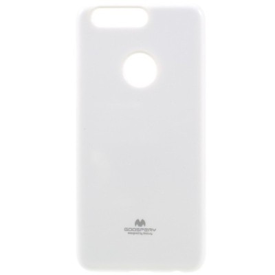 Honor 8 (Huawei Honor 8) Mercury balts cieta silikona (TPU) apvalks / vacins.lv