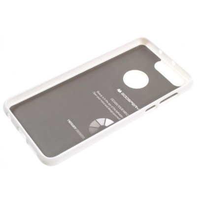 Honor 8 (Huawei Honor 8) baltas Mercury kieto silikono (TPU) dėklas - nugarėlė / Priedai.lt