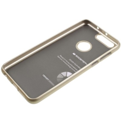 Honor 8 (Huawei Honor 8) auksinis Mercury kieto silikono (TPU) dėklas - nugarėlė / Priedai.lt