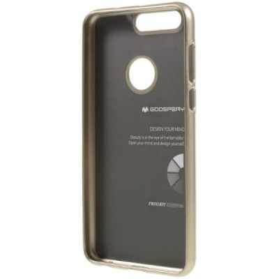 Honor 8 (Huawei Honor 8) auksinis Mercury kieto silikono (TPU) dėklas - nugarėlė / Priedai.lt