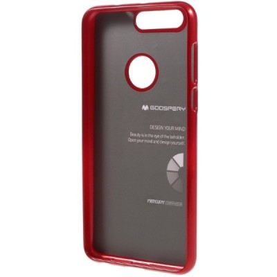 Honor 8 (Huawei Honor 8) Mercury sarkans cieta silikona (TPU) apvalks / vacins.lv