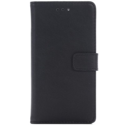 Sony Xperia X Compact (F5321) atvēramais ādas melns retro maciņš (maks) / Vacins.lv