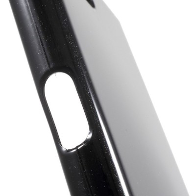 Sony Xperia X Compact (F5321) Mercury melns cieta silikona (TPU) futrālis / Vacins.lv