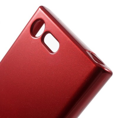Sony Xperia X Compact (F5321) raudonas Mercury kieto silikono (TPU) dėklas / Priedai.lt
