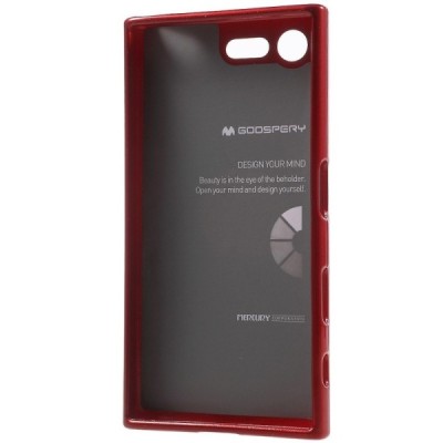 Sony Xperia X Compact (F5321) raudonas Mercury kieto silikono (TPU) dėklas / Priedai.lt