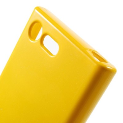 Sony Xperia X Compact (F5321) Mercury dzeltens cieta silikona (TPU) futrālis / Vacins.lv