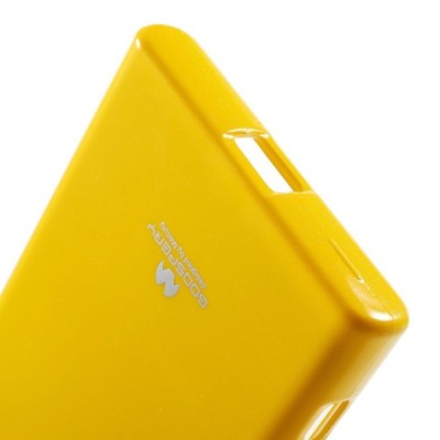 Sony Xperia X Compact (F5321) Mercury dzeltens cieta silikona (TPU) futrālis / Vacins.lv