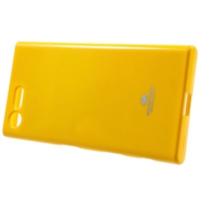 Sony Xperia X Compact (F5321) Mercury dzeltens cieta silikona (TPU) futrālis / Vacins.lv