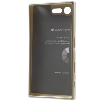 Sony Xperia X Compact (F5321) Mercury zelta cieta silikona (TPU) futrālis / Vacins.lv