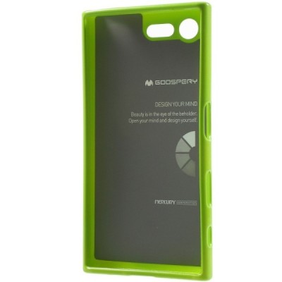 Sony Xperia X Compact (F5321) Mercury zaļš cieta silikona (TPU) futrālis / Vacins.lv