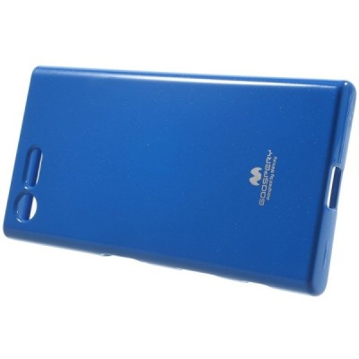 Sony Xperia X Compact (F5321) Mercury tumši zils cieta silikona (TPU) futrālis / Vacins.lv