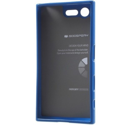 Sony Xperia X Compact (F5321) Mercury tumši zils cieta silikona (TPU) futrālis / Vacins.lv