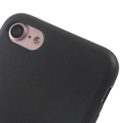 Apple iPhone 7 (iPhone 8) kieto silikono TPU juodas dėklas - nugarėlė / Priedai.lt